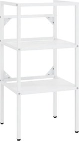 vidaXL Έπιπλο Μπάνιου Λευκό 40 x 38 x 83 εκ. Σιδερένιο