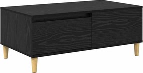 vidaXL Τραπεζάκι σαλονιού Μαύρη Οξυά 90 x 50 x 35 cm