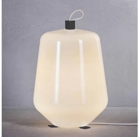Επιτραπέζιο Φωτιστικό LED 8W Dimmer Φυσητό Γυαλί Μέταλλο Μαύρο Luisa T1 Prandina-1C50000113501-Λευκό 1C50000113501