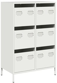 vidaXL Ντουλάπι Λευκό 68x39x101,5 εκ. από Χάλυβα