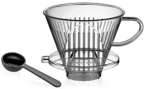 Καφετιέρα Εκχύλισης Coffee Dripper Με Κουταλάκι 345049 Φ13,5cm Clear Cilio Acrylic