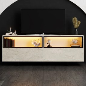 Έπιπλο Τηλεόρασης Τραβερτίνη CUZEDE 180x32x67