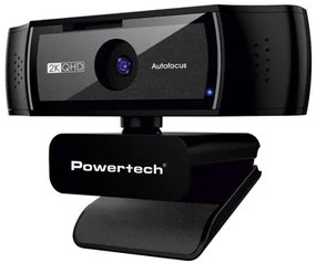 POWERTECH web camera PT-1428, 5MP, 2K QHD, αυτόματη εστίαση, 1.5m, μαύρη