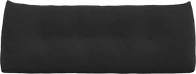 vidaXL Μαξιλάρι Πλάτης Μαύρο 120 x 50 x 24 cm Βελούδο
