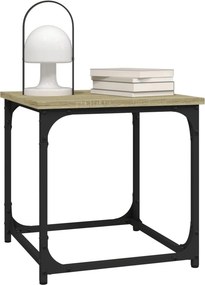 vidaXL Βοηθητικό Τραπέζι Sonoma Δρυς 40x40x40 εκ. Επεξεργασμένο Ξύλο