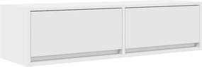 vidaXL Ντουλάπι TV Λευκό 100 x 31 x 25,5 εκ. Επεξεργασμένο ξύλο