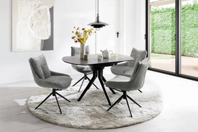 Tibet Τράπεζι Μασίφ Ακακία Σκούρο Καφέ 180x100x77