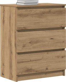 vidaXL Μπουφές από Τεχνητό Δρυ 60x35x76 εκ. από Τεχνητό Ξύλο