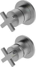 La Torre Elle Cross Inox Finish 38316 - Μικτης εντοιχισμου 2 ή 3 εξοδων