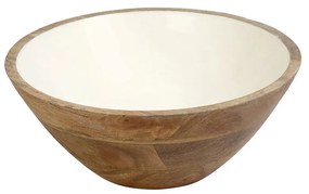 Διακοσμητικό Μπωλ (Φ26x10) Espiel Μάνγκο Λευκό AKB102