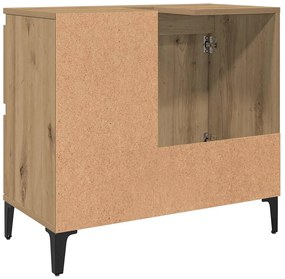 vidaXL Ντουλάπι Νιπτήρα Αρτισιανή Δρυς 65x33x60 εκ. Επεξ. Ξύλο