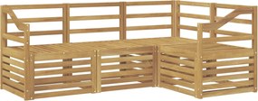 vidaXL Σετ Καναπέ 4 pcs Λευκό 185,5 x 126,5 x 73 εκ