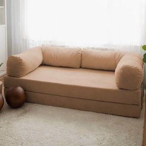 3-Seat Sofa-Bed Nook - Brown - v2 Brown
