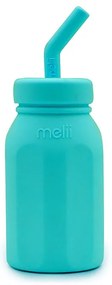 Παγούρι 230ml Με Καλαμάκι Melii Μπλε 20510