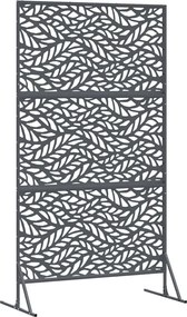 vidaXL Οθόνη Ιδιωτικότητας Ανθρακί 100 x 50 x 180 εκ. Ατσάλι