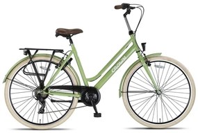 New York 28 Inch 53 cm Women 7SP Rim Brakes GreenCrown