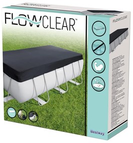 Bestway Κάλυμμα Πισίνας Flowclear 404 x 201 εκ. - Ανθρακί