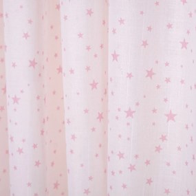 Κουρτίνα με Τρέσα 280x270 Εστέλε Ροζ Viopros