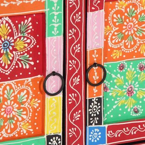 vidaXL Τραπεζάκι σαλονιού πολύχρωμο 90x50x40 cm μασίφ ξύλο Mango