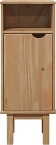 vidaXL Ντουλάπι Μπάνιου OTTA 35x30x90 εκ. Μασίφ Ξύλο Πεύκου