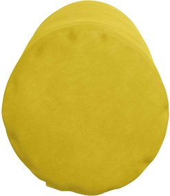 vidaXL Μαξιλάρια Στήριγμα 2 pcs Κίτρινο Ø 25 x 70 cm