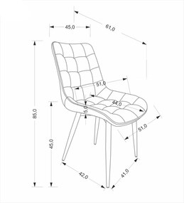 Καρέκλα Siena-Mpez