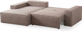 Corner Sofa-Bed Pırlo Corner Left - Brown Brown