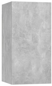 vidaXL Σετ Επίπλων Τηλεόρασης 8 Τεμαχίων Γκρι Σκυρ. Επεξεργασμένο Ξύλο