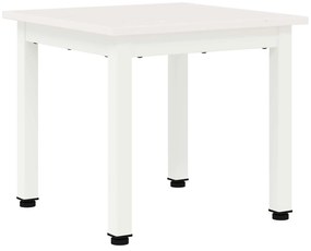 vidaXL Τραπεζάκι σαλονιού Λευκό 40 x 40 x 36 cm Στερεά ξυλεία πεύκου