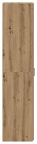 vidaXL Highboard artisan δρυς 30 x 42.5 x 185 εκ Επεξεργασμένο ξύλο
