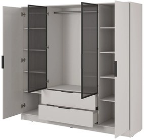 Ντουλάπα Nelly II τετράφυλλη-Cashmere