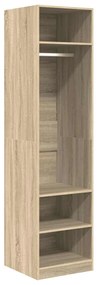 vidaXL Ντουλάπα Χρώμα Sonoma Δρυς 50 x 50 x 200 εκ. από Επεξ. Ξύλο
