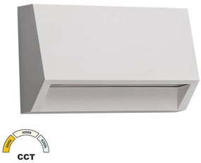 Adeleq Φωτιστικό LED PC Επίτοιχο Εμμέσου Φωτισμού Κυρτό Ορθογώνιο 2W CCT IP65 Λευκό 3-97808