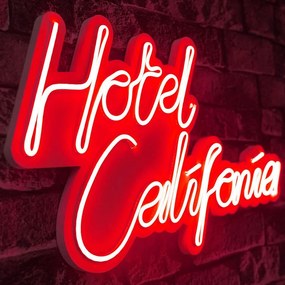 Διακοσμητικό Φωτιστικό Τοίχου Hotel California 395NGR2194 51x2x31cm Led 24,1W Red Wallity