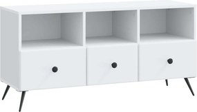 vidaXL Ντουλάπι TV Λευκό 102 x 34,5 x 50 εκ. Επεξεργασμένο Ξύλο