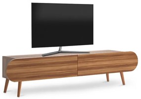 Έπιπλο τηλεόρασης Lotus Megapap από μελαμίνη χρώμα καρυδί 120x30x40εκ.-GP022-0017,2