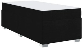 vidaXL Σκελετός Κρεβατιού Άλλο Μαύρο 90 x 190 cm ύφασμα