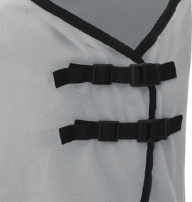 vidaXL Σαμάρι Ίππου Φωτεινό γκρι και ροζ Πολυεστέρας