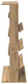 vidaXL Ράφι Περιοδικών με ράφι Artisan Oak 70 x 41 x 126 εκ.