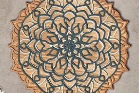 Intra απο ξύλο plywood 3mm-4mm πάχος Τρισδιάστατη Mandala Δίασταση 30x30 cm INTRAFABR-45867532