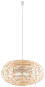 Κρεμαστό Φωτιστικό Οροφής E27 25W IP20 Καφέ Rattan 11155 Nowodvorski-11155-Καφέ 11155