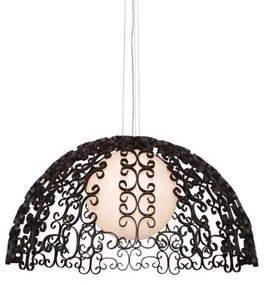 Κρεμαστό Φωτιστικό Οροφής 1xE27 Vintage Φ85cm Bale Homelighting -77-4307-Λευκό 77-4307