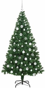 vidaXL Τεχνητό Χριστουγεννιάτικο Δέντρο με 300 LED Πράσινο 180 cm