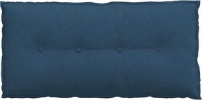 vidaXL Μαξιλάρι Πλάτης Μπλε 100 x 19 x 50 εκ ύφασμα