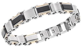 Βραχιόλι Senza Men&#039;s Steel Double Face