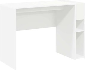 vidaXL Γραφείο Λευκό 109 x 50 x 78 εκ Επεξεργασμένο ξύλο