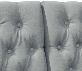 vidaXL Ταπετσαρισμένο κεφαλάρι Ανοιχτό γκρι 180 cm