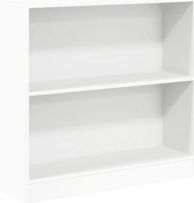 vidaXL Βιβλιοθήκη Λευκή 80x24x75 εκ. από Τεχνητό Ξύλο