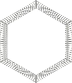 vidaXL Περίφραξη Ζώων Ελεύθερης Βοσκής 6 Πάνελ 54x60 εκ. Γαλβ. Σίδερο