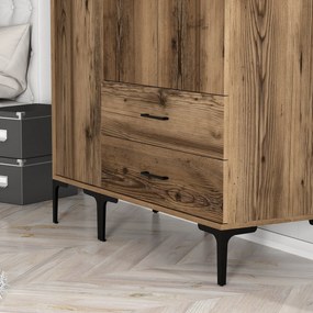 Τριφυλλη Ντουλαπα Καρυδια KUMSAL 47.5x80x201.4